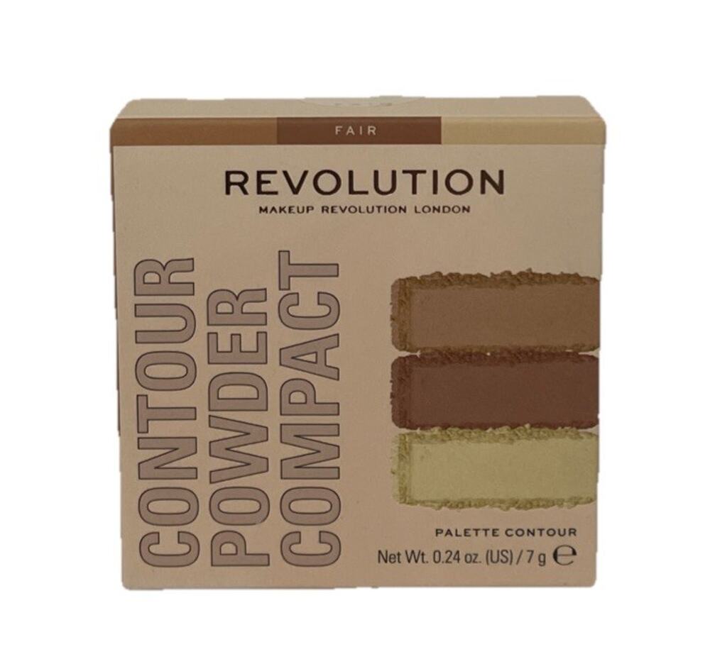 Makeup Revolution London Contour Powder Compact Fair 0.24 oz Palette NIB0